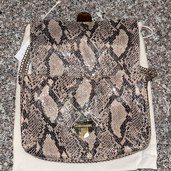 Stella McCartney‼️ BLACK FRIDAY SALE‼️Vegan Leather Snakeskin Shoulder  Bag - Picture 12 of 17